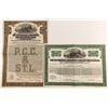 Image 1 : Piitsburgh, Cincinnati, Chicago and St. Louis Railroad Bonds (2)