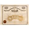 Image 1 : Utah Western Railway Bond with Mormon Sigs