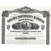 Image 1 : Very rare, possibly unique, bond for the Nevada Southern Railway