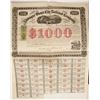 Image 1 : Dubuque and Sioux City RR $1000 Bond with RN overprints