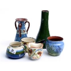 Interesting collection of West Country pottery to include Aller Vale, Watcombe, Long Park and other 