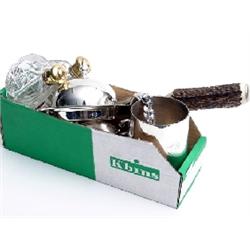 Box hallmarked silver/plated ware