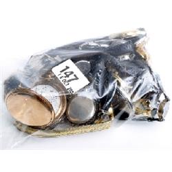 Quantity of old assorted ladies and gents wrist watches plus 3 pocket watches