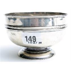 Silver hallmarked Challier Chester 1893 5" diameter