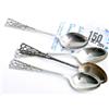 Image 1 : 4 silver tea spoons dated Sheffield 1950