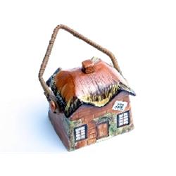 Price Kensington cottage ware biscuit barrel with original handle