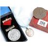 Image 1 : Boxed Regular Attendance Medal dated 1892, oval Children of Mary medal and one other