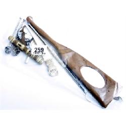 Olive wood paper fan plus various other items to include silver pocket watch