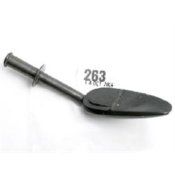 Early 19c pewter medicine spoon approx. 6" long