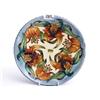 Image 1 : Moorcroft Tiger Lily limited edition plate 59/750, inscribed on reverse WM98, 9" diameter