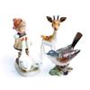 Image 1 : Beswick model of giraffe No 1597 designed by J Lawson 4" high plus Beswick bird and a Hummel figure