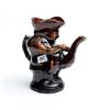 Image 1 : Superb treacle glazed 19c Toby tea pot with repair