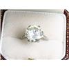 Image 1 : Edwardian Platinum and diamond ring size M UK / 6.5 US. 6.06 carets of diamond VG quality Colour K. 