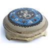 Image 1 : 19c round bead work foot stool