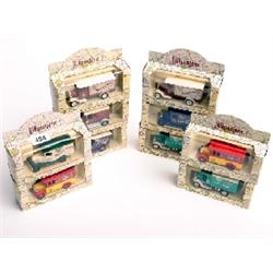 10 Lilliput Lane die cast delivery van models, boxed and mint