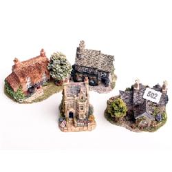 Lilliput Lane cottages, mint and boxed, Cherry Blossom, Kendal Tea House, Sea View, Chatsworth Bloom