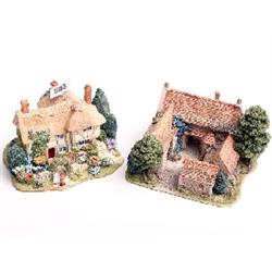 Lilliput Lane cottages, mint and boxed, Gossip Gate, The George Inn