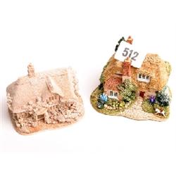 Lilliput Lane cottages, mint and boxed, Strawberry Teas and 1 unpainted model