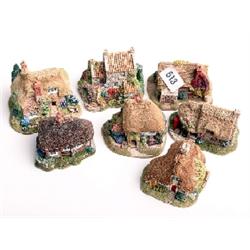 Lilliput Lane cottages, mint and boxed, Pipit Toll, Rumswick House, Nursery Cottage, Penny's Post, L