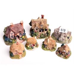 Lilliput Lane cottages, mint and boxed, Butterfly Cottage, Pixie House, Little Gem, Cockleshells, Su