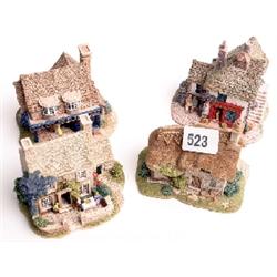 Lilliput Lane cottages, mint and boxed, Fry Days, Swale Dale Teas, The China Shop, The Toy Shop