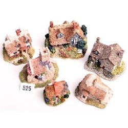 Lilliput Lane cottages, mint and boxed, Golden Memories, Pear Tree House, Wedding Bells, Finders Kee