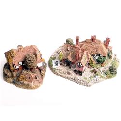 Lilliput Lane cottages, mint and boxed, Oak Wood Smithy, Wealden House