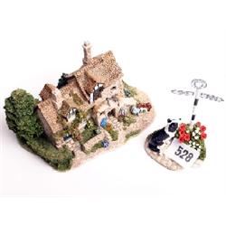 Lilliput Lane cottages, mint and boxed, Little Lost Dog, Cowslip Cottage