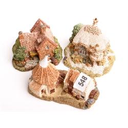 Lilliput Lane cottages, mint and boxed, Witham Depth, Titmouse, Preston Mill