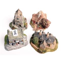 Lilliput Lane cottages, mint and boxed, The Chocolate House, Beehive, Tudor Merchant, Bow Croft