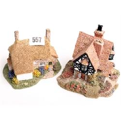 Lilliput Lane cottages, mint and boxed, Spring Gate, Tanglewood Lodge