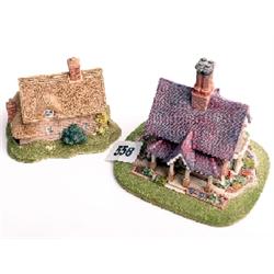 Lilliput Lane cottages, mint and boxed, Paradise Lodge, Lea Grave Cottage