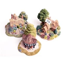 Lilliput Lane cottages, mint and boxed, Woodman's Retreat, Water Meadows, Flower Sellers