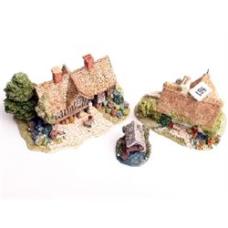 Lilliput Lane cottages, mint and boxed, Halcyon Days, Ulswater Boat House, Bow Beans