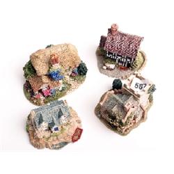 Lilliput Lane cottages, mint and boxed, Lace Lane, Inverlochye-Hame, Arboury Lodge, Cider Apple Cott