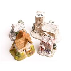 Lilliput Lane cottages, mint and boxed, Millbeck, Gamekeepers, St. Joseph, Rydal