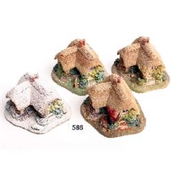 Lilliput Lane cottages, mint and boxed, English Garden plus 4 (all different)
