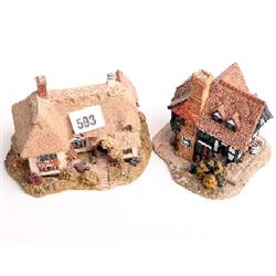 Lilliput Lane cottages, un-boxed, Royal Oak, Swan Inn