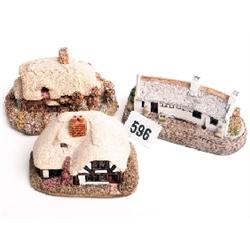Lilliput Lane cottages, un-boxed, Spring Bank, April, Burns
