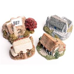 Lilliput Lane cottages, un-boxed, Fiveways, The Croft, Butter Wick, Farriers