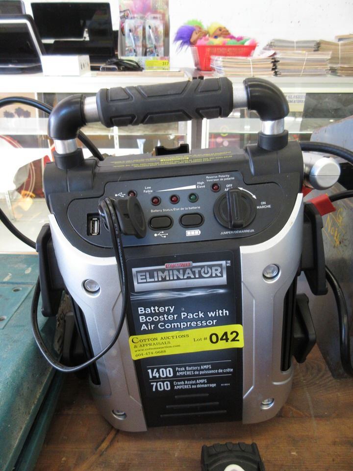 Eliminator Battery Booster Pac & Air Compressor