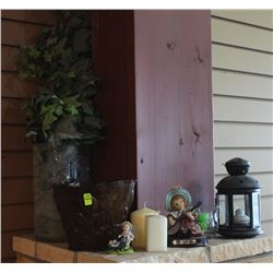 LOT OF 8 ASSORTED DECORATIVE ORNAMENTS