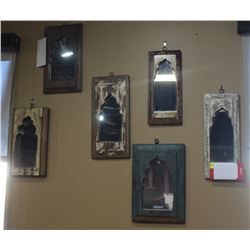 LOT OF 6 CLUISO WALL MIRRORS