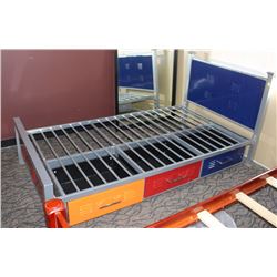 BUBBLES SINGLE BED WITH STORAGE