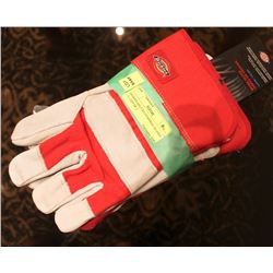 DICKIES DELUXE COWHIDE GLOVES - L- LOT OF 2