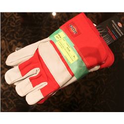 DICKIES DELUXE COWHIDE GLOVES - L- LOT OF 2