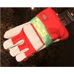 DICKIES DELUXE COWHIDE GLOVES - L- LOT OF 2