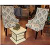 Image 1 : LOT OF 2 PHOENIX ACCENT CHAIRS W/ END TABLE