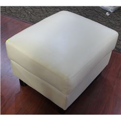 VAILANCOURT LEATHER OTTOMAN