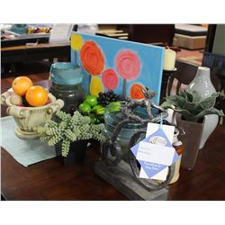 LOT OF 12 ASSORTED DECORATIVE PIECES